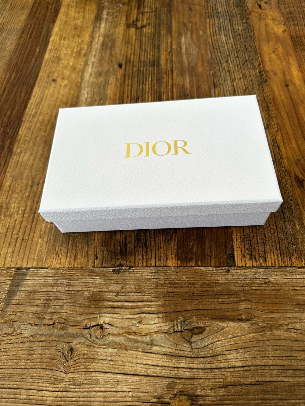 Dior White Box with Gold DIOR Logo